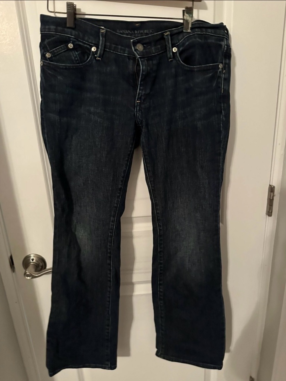 Banana Republic Women's Dark Indigo Boot-Cut Jeans